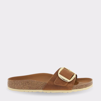 BIRKENSTOCK MADRID BIG BUCKLE COGNAC OILED LEATHER REGULAR