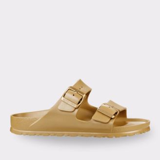 BIRKENSTOCK UNISEX ARIZONA EVA GLAMOUR GOLD NARROW