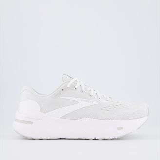 BROOKS MENS GHOST MAX D-WIDTH WHITE