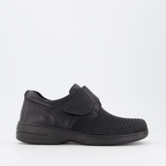 PROPET WOMENS OLIVIA SINGLE STRAP WIDE BLACK
