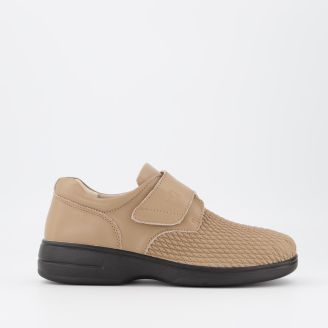 PROPET WOMENS OLIVIA SINGLE STRAP WIDE TAUPE