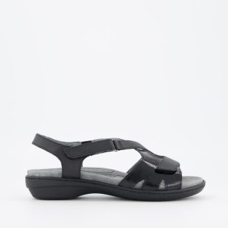 HOMYPED WOMENS ANALISE BLACK PATENT
