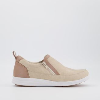 HOMYPED WOMENS JOURNEY ZIP VANILLA