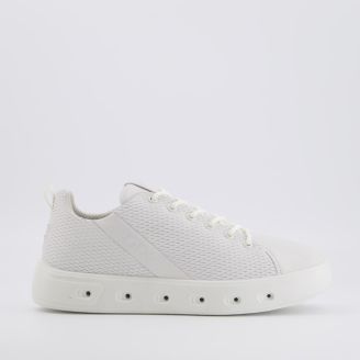 ECCO WOMENS STREET 270 WHITE SNEAKERS