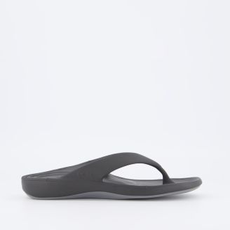 AETREX WOMENS MAUI THONGS BLACK