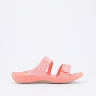 AETREX WOMENS JANEY SPORT SLIDE CORAL