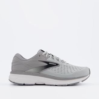 BROOKS MENS DYAD 11 2E-WIDTH GREY