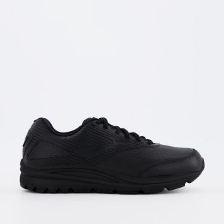 BROOKS MENS ADDICTION WALKER 2E-WIDTH MAX SUPPORT LACE BLACK