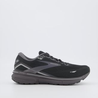 BROOKS WOMENS GHOST 15 GORETEX B-WIDTH BLACK GREY