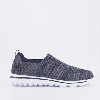 PROPET WOMENS TRAVELACTIV STRETCH NAVY B 06