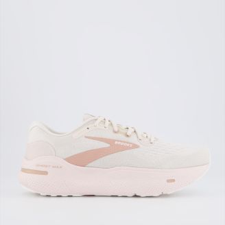 BROOKS WOMENS GHOST MAX B-WIDTH CRYSTAL GREY