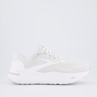 BROOKS WOMENS GHOST MAX D-WIDTH WHITE