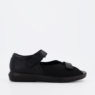 PROPET WOMENS PEDWALKER 6 SANDAL BLACK