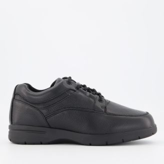 DREW MEN'S TRAVELLER LACE BLACK WALKING SHOES