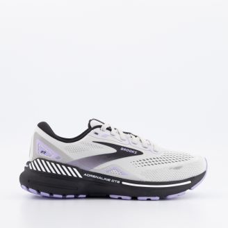 BROOKS WOMENS ADRENALINE GTS 23 B-WIDTH GREY BLACK