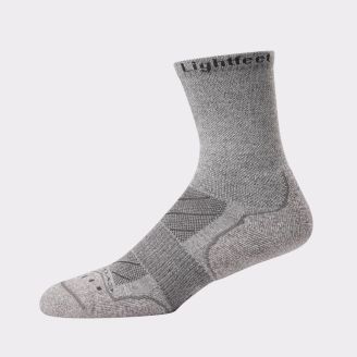 LIGHTFEET EVO TRAIL SOCK HALF CREW GRY-S