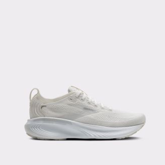 BROOKS WOMENS ADRENALINE GTS25 WHITE/WHITE/SILVER B WIDTH