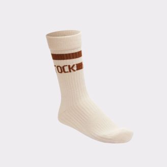 BIRKENSTOCK TENNIS SOCK EGGSHELL