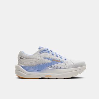 BROOKS WOMENS GHOST MAX 3 1B COCONUT/BLUE HERON/ORANGE