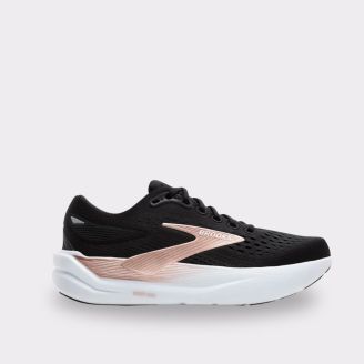 BROOKS WOMENS GHOST MAX 3 1D BLACK/BLACK/ROSE GOLD