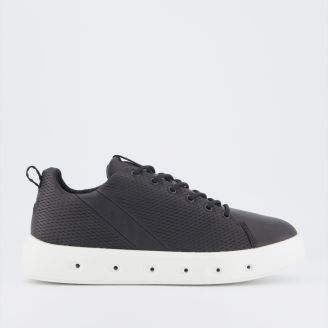 ECCO WOMENS STREET 270 BLACK SNEAKERS