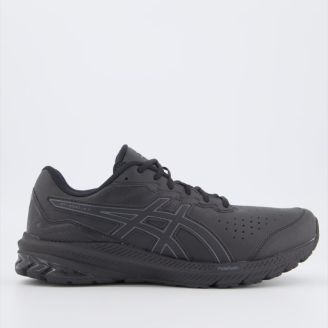 ASICS MEN'S GT-1000 LEATHER 2 2E-WIDTH BLACK