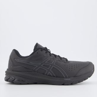 ASICS WOMENS GT-1000 LEATHER 2 D-WIDTH BLACK