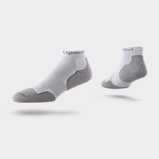 LIGHTFEET EVOLUTION MINI CREW SOCK WHITE