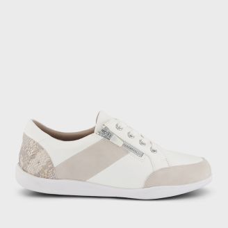 HOMYPED WOMENS TANGO WHITE SNAKE