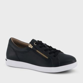 HOMYPED WOMENS LOTTI ZIP LACE BLACK
